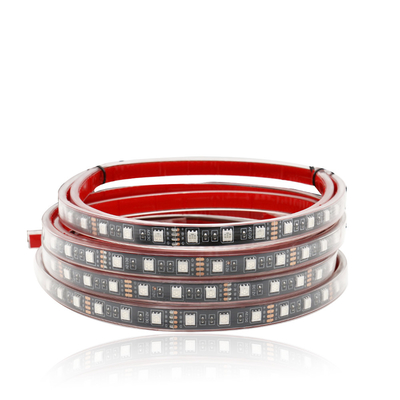 자동차 LED 내부 조명 다채로운 원격 제어 유연 ABS 12V 자동차 LED 스트립 조명