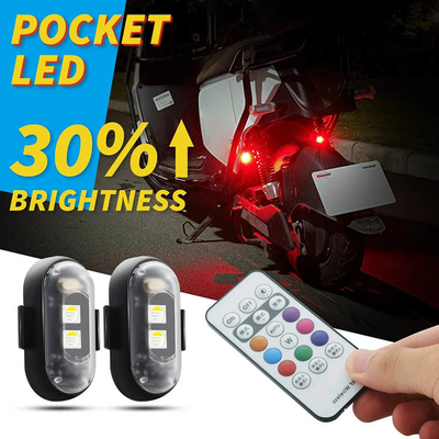 RGB 컬러 LED 자동차 내부 대기 조명 마이크로 USB IP67 무선 원격 제어