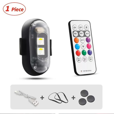 RGB 컬러 LED 자동차 내부 대기 조명 마이크로 USB IP67 무선 원격 제어