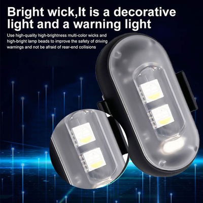 RGB 컬러 LED 자동차 내부 대기 조명 마이크로 USB IP67 무선 원격 제어