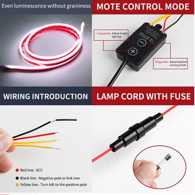 ST-5050-150180APP RGB LED 자동차 내부 조명 원격 제어