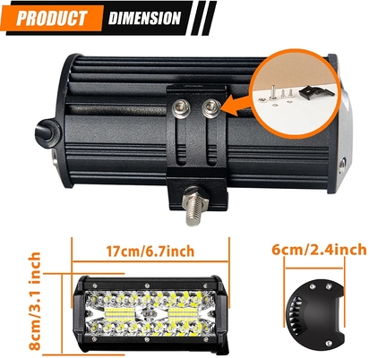 240W 24000lm 안개 LED 라이트 바 7 인치는 건조등 오프로드 방수를 이끌었습니다