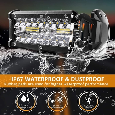 240W 24000lm 안개 LED 라이트 바 7 인치는 건조등 오프로드 방수를 이끌었습니다