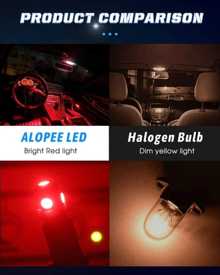 194 자동차 LED 라이트 전구 6500K는 T10 SMD 5050 칩을 억지로 밀어넣습니다
