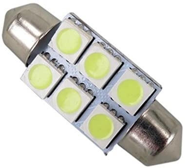 커튼 C5W 5050 6SMD LED 차 실내등 램프 전구 돔 청백색 DC 12V 31 밀리미터 36 밀리미터 39 밀리미터 41 밀리미터