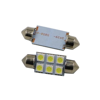 커튼 C5W 5050 6SMD LED 차 실내등 램프 전구 돔 청백색 DC 12V 31 밀리미터 36 밀리미터 39 밀리미터 41 밀리미터